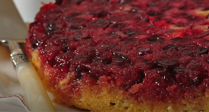 cranberry apple upside down cake recipe